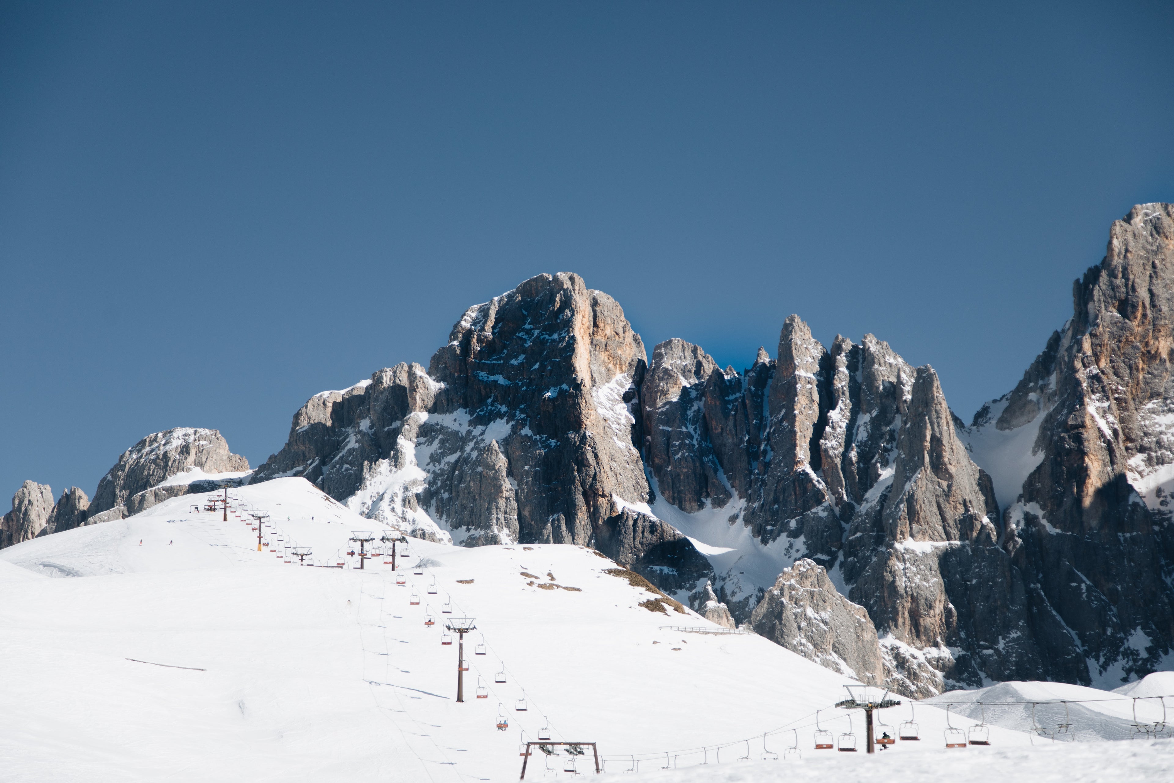 Picture of the mountains with ski lift